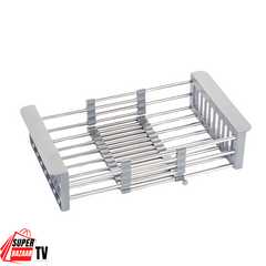 Prenosiva čelična korpa za sudoperu za pranje i ceđenje