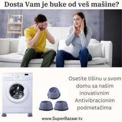 Antivibracioni podmetači za Veš mašinu