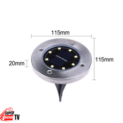 Ubodne solarne disk lampe - 4 komada