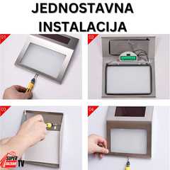Solarni LED kućni broj