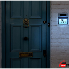 Solarni LED kućni broj