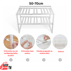 SpaceMaster podesiva polica za ispod sudopere