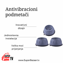 Antivibracioni podmetači za Veš mašinu