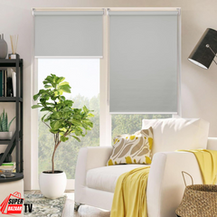 Blackout rolo zavese - Bela