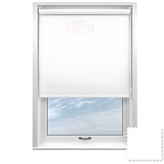 Blackout rolo zavese - Bela