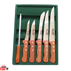 Set kuhinjskih noževa sa oštračem